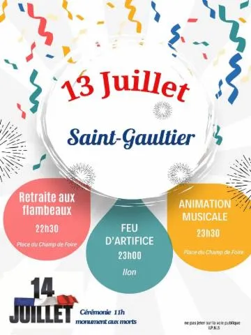 Image qui illustre: Fête Du 13 Juillet À Saint-gaultier