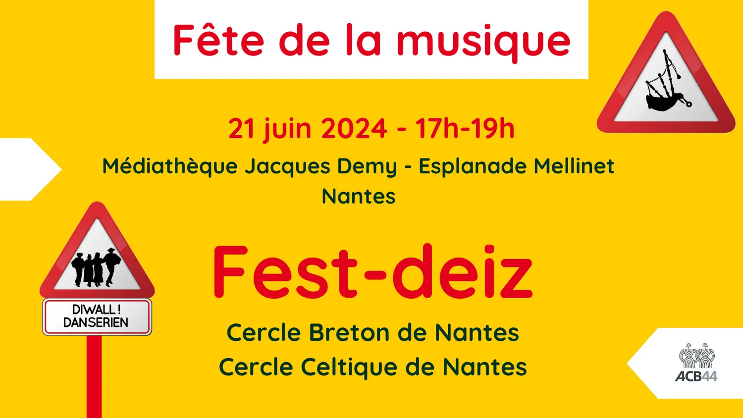 Image qui illustre: Fest-deiz de la Fête de la musique à Nantes - 0
