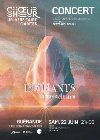 Image qui illustre: Concert Diamants Eclats Célestes - Choeurs universitaire de Nantes