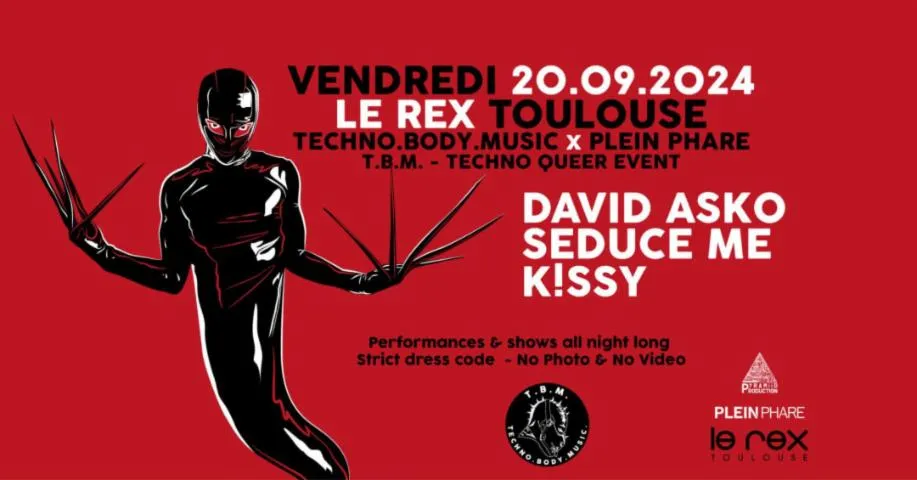 Image qui illustre: TBM x PLEIN PHARE w/ DAVID ASKO, SEDUCE ME, K!SSY