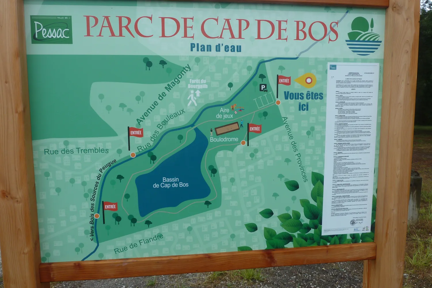Image qui illustre: Balade à roulettes : Le parc de Cap de Bos à Pessac - 0