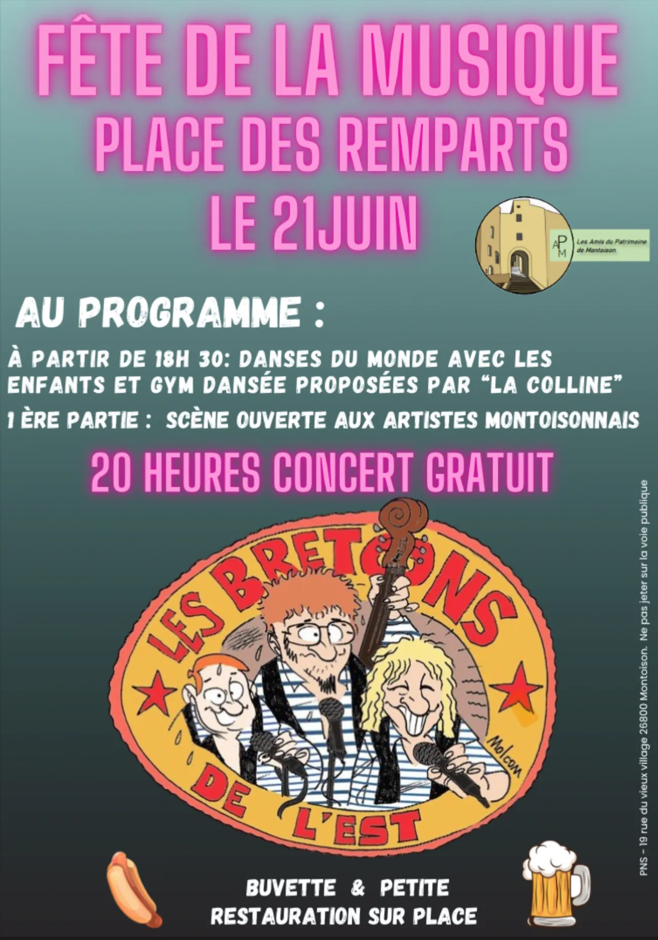 Image qui illustre: Fête de la musique: concert gratuit des Bretons de l’Est à Montoison - 0