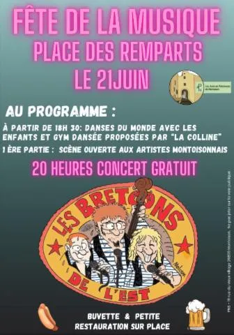 Image qui illustre: Fête de la musique: concert gratuit des Bretons de l’Est