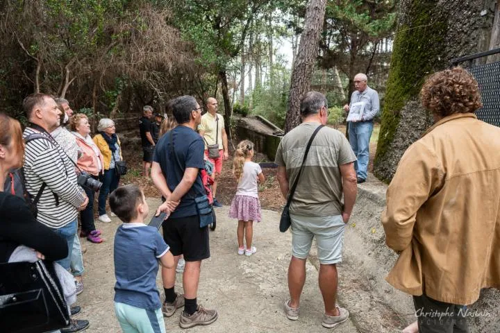 Image qui illustre: Visite guidée des blockhaus de l'Eden au Pyla