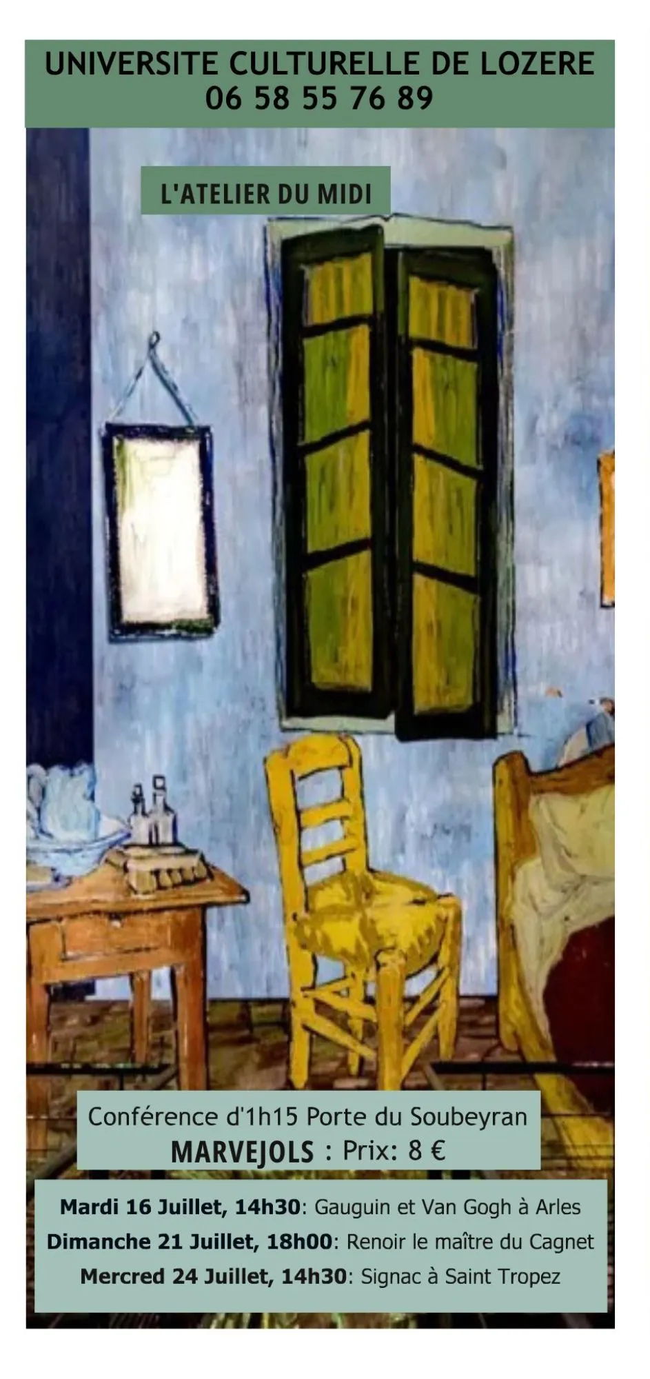 Image qui illustre: Gauguin Et Van Gogh À Arles à Marvejols - 1