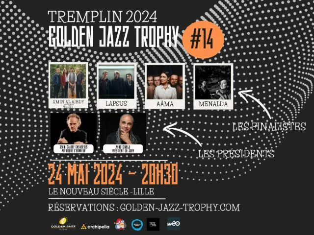 Image qui illustre: Tremplin 2024 - Golden Jazz Trophy