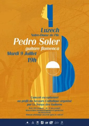 Image qui illustre: Concert Solidaire De Pedro Soler À La Chapelle Notre-dame De L'île