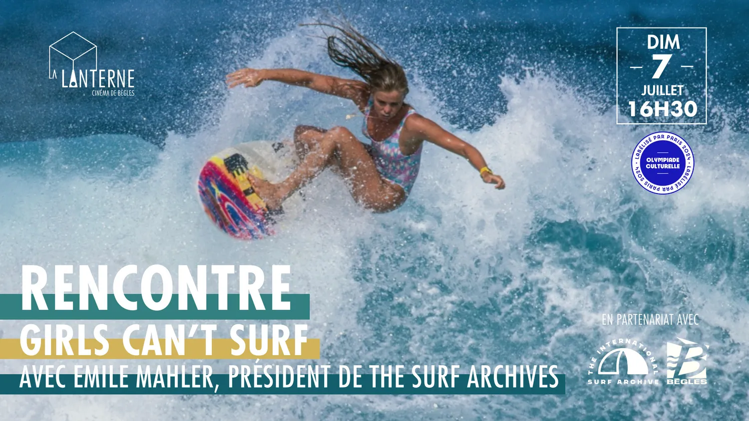 Image qui illustre: Girls Can't Surf + Rencontre à Bègles - 0