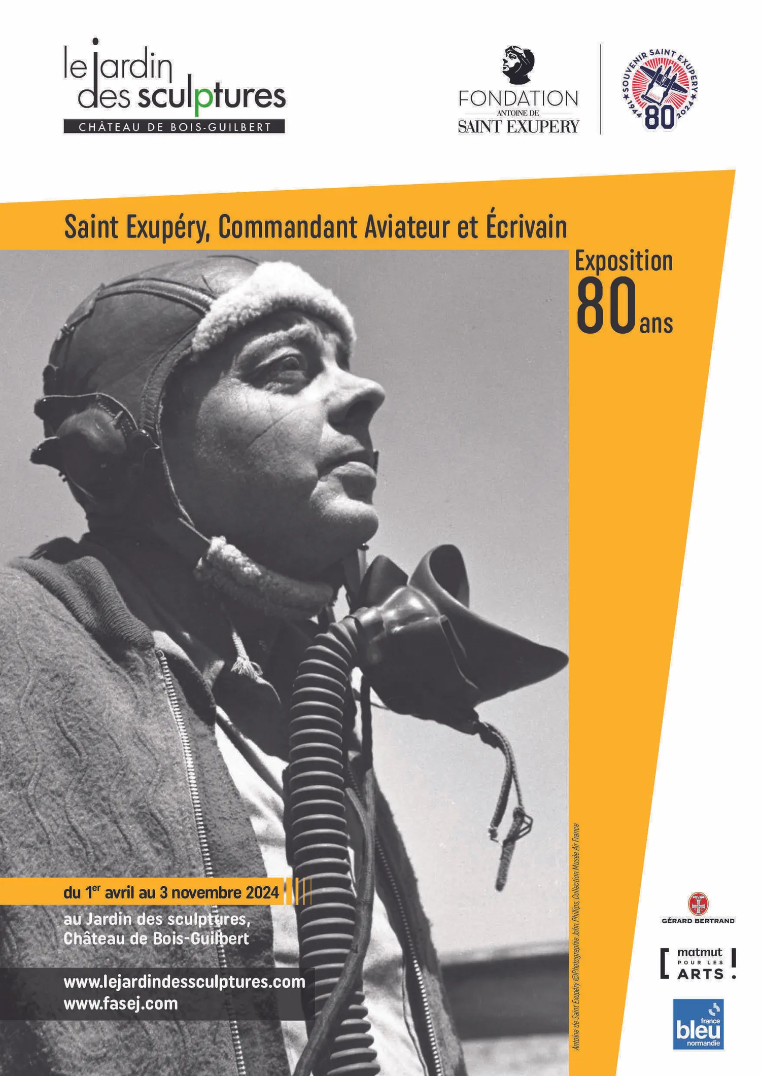 Image qui illustre: Exposition : 80 ans Saint-Exupéry, commandant, aviateur et écrivain à Bois-Guilbert - 0
