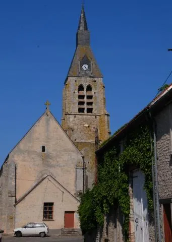 Image qui illustre: Monnerville -  Eglise Saint-côme Et Saint-damien
