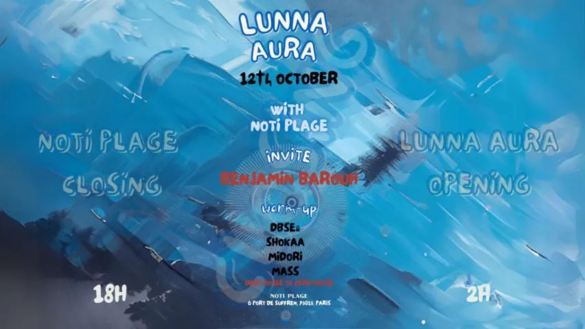 Image qui illustre: LUNNA AURA PRESENTS BENJAMIN BAROUH