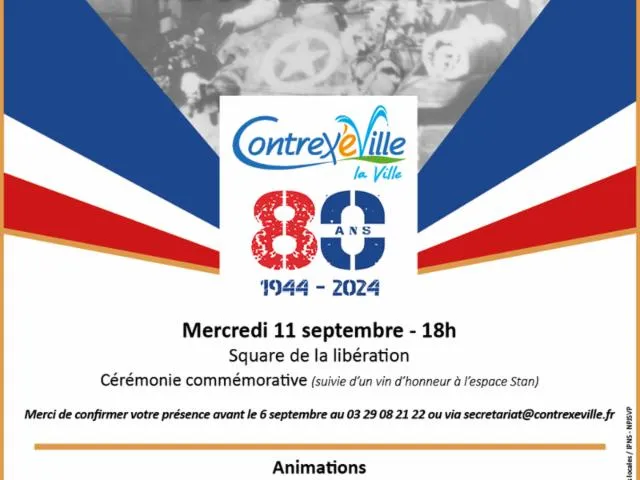 Image qui illustre: 80 Ans De La Liberation De Contrexeville - Exposition Mediatheque