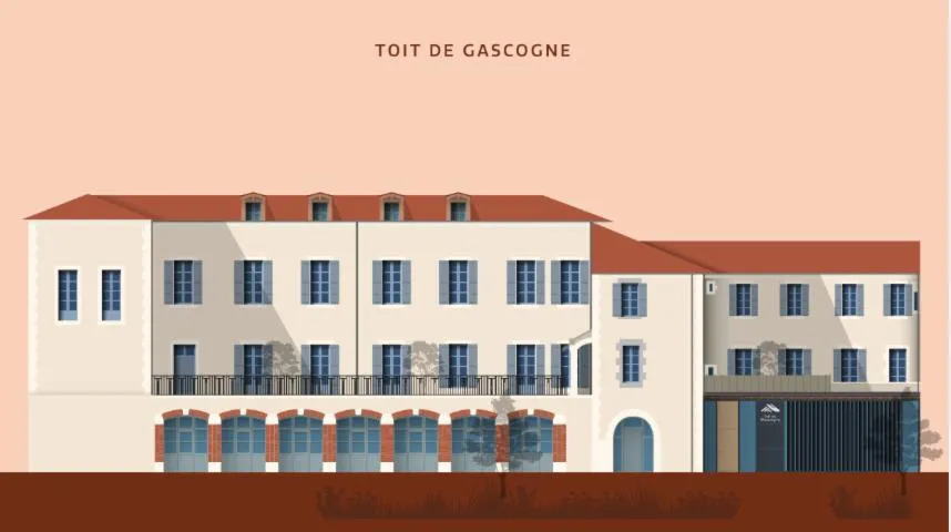 Image qui illustre: Découvrez le siège du Toit de Gascogne : une réhabilitation respectueuse de l'histoire et de l'environnement
