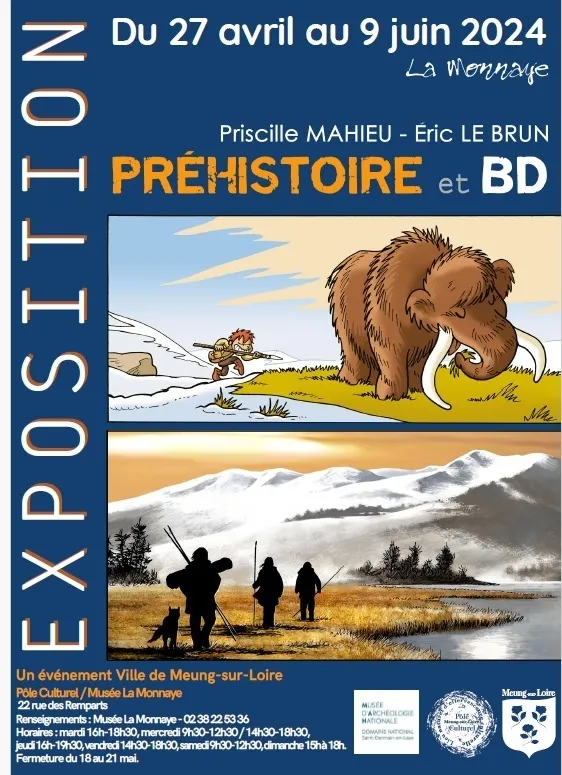Image qui illustre: Préhistoire et BD par Priscille Mahieu et Eric Le Brun à Meung-sur-Loire - 0
