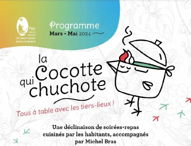 Image qui illustre: La Cocotte Qui Chuchote, Tous À Table Avec Les Tiers-lieux
