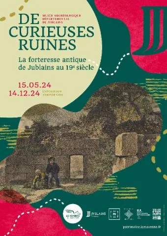 Image qui illustre: De Curieuses ruines, la forteresse au 19e siècle