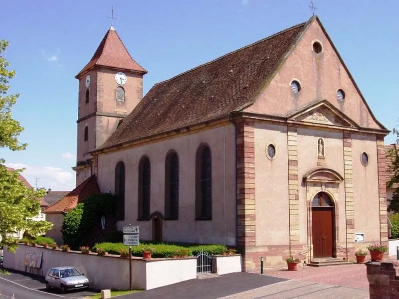 Image qui illustre: Eglise Saint-Blaise à Dahlenheim - 0