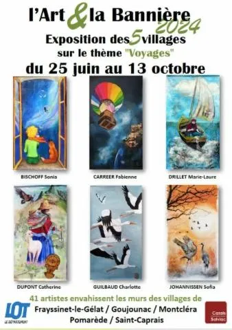 Image qui illustre: Exposition "L'art Et La Bannière" À Frayssinet-le-gélat