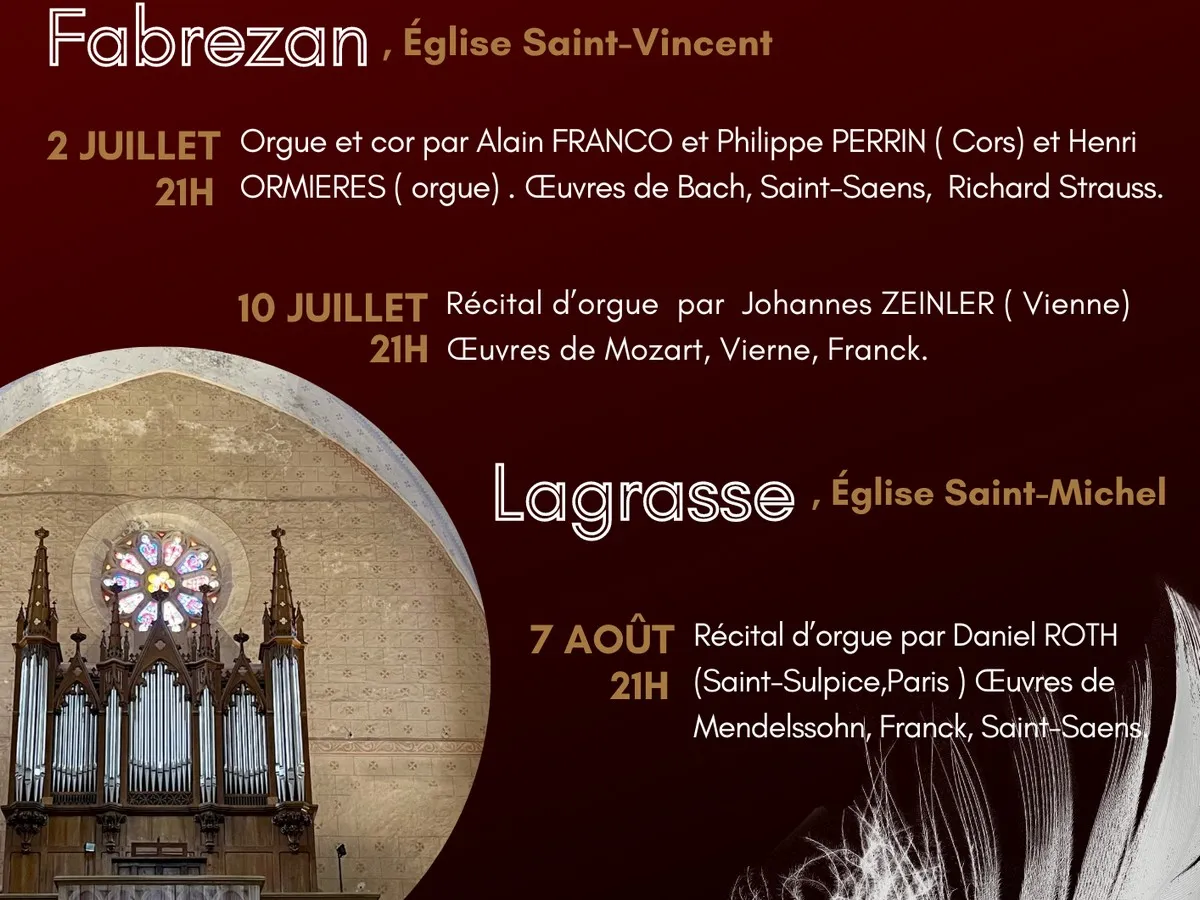 Image qui illustre: Festival Orgues Et Musique En Corbières à Lagrasse - 1
