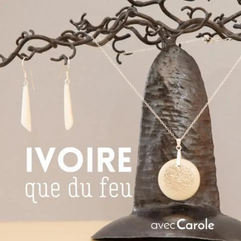 Image qui illustre: Fabriquez vos bijoux en ivoire végétal