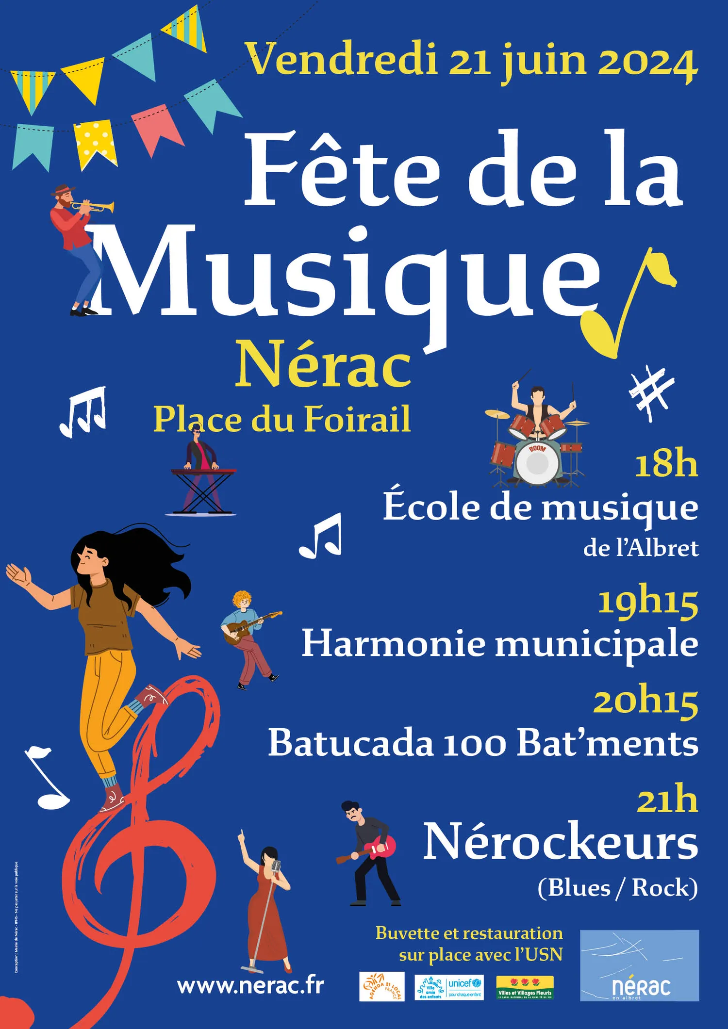 Image qui illustre: Fête de la musique  à Nérac - 0