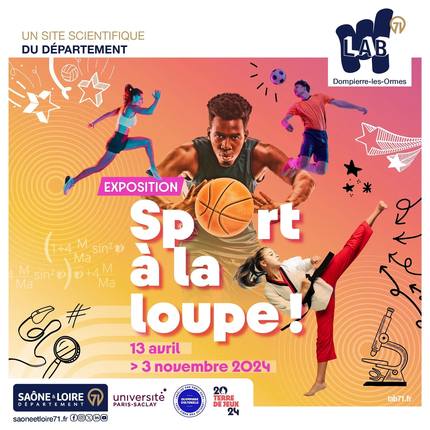 Image qui illustre: Derniers jours de l'exposition  Sport à la loupe ! à Dompierre-les-Ormes - 0