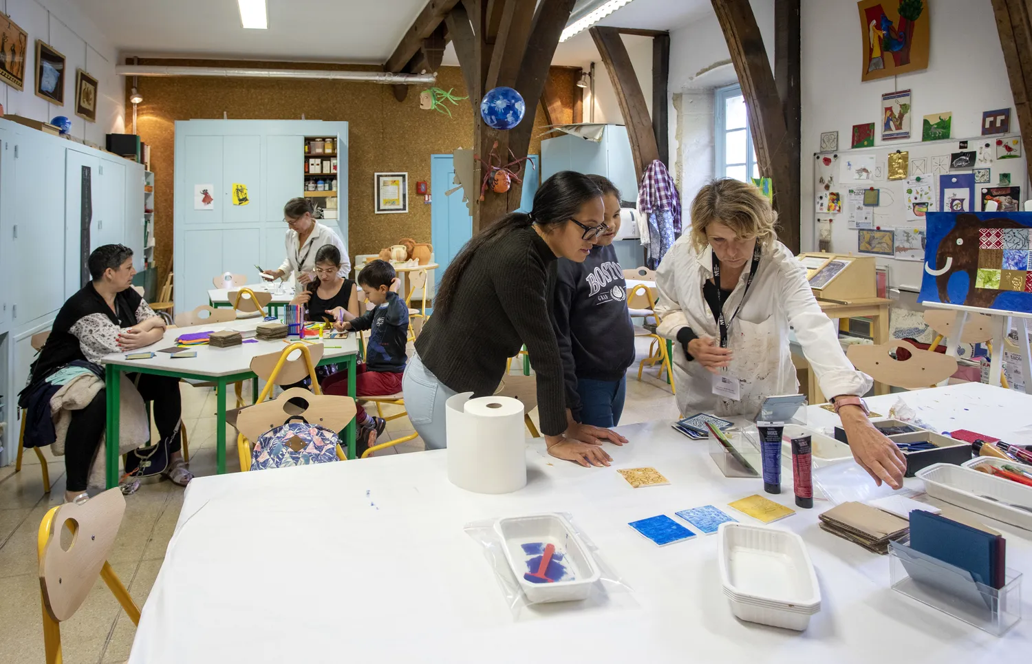 Image qui illustre: Atelier de pratique artistique au musée archéologique à Dijon - 0