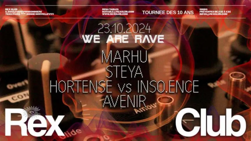 Image qui illustre: WE ARE RAVE: MARHU, STEYA, HORTENSE DE BEAUHARNAIS & more