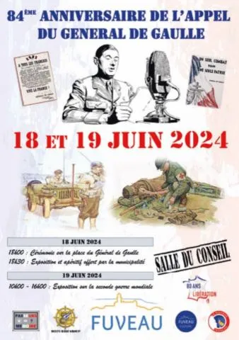 Image qui illustre: Exposition 84e Anniversaire De L’appel Du Général De Gaulle