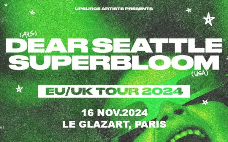 Image qui illustre: Take Me Out · Dear Seattle + Superbloom en concert au Glazart