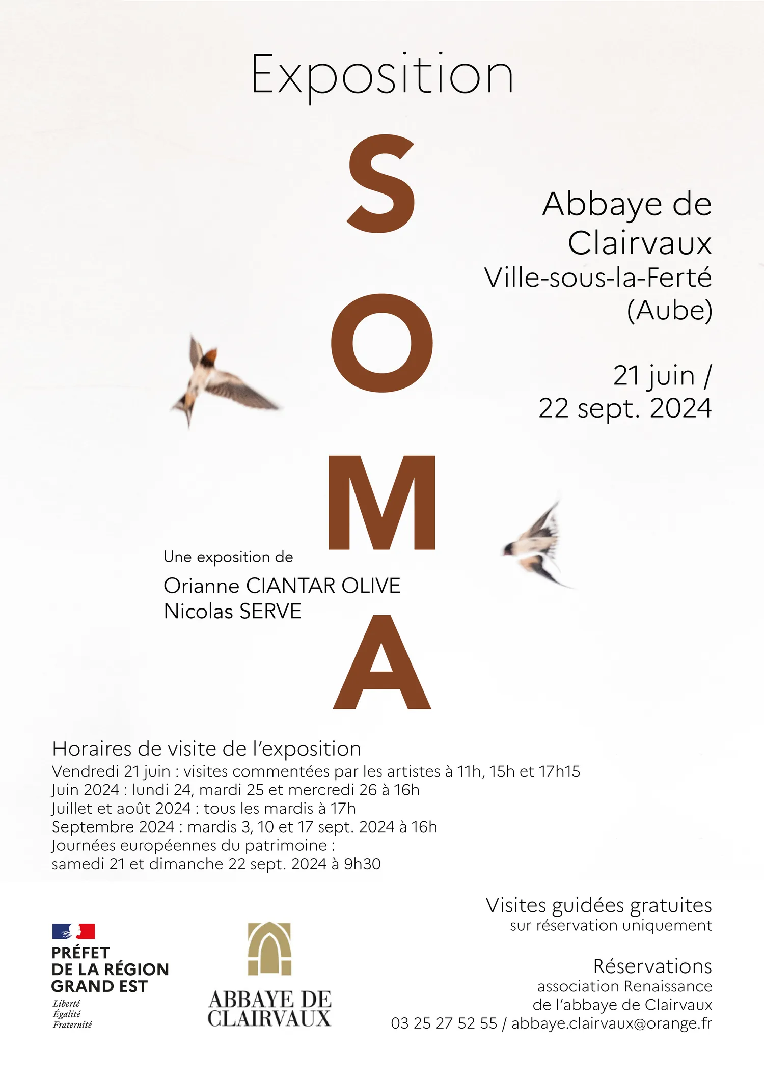 Image qui illustre: Exposition Soma À L'abbaye De Clairvaux à Ville-sous-la-Ferté - 0