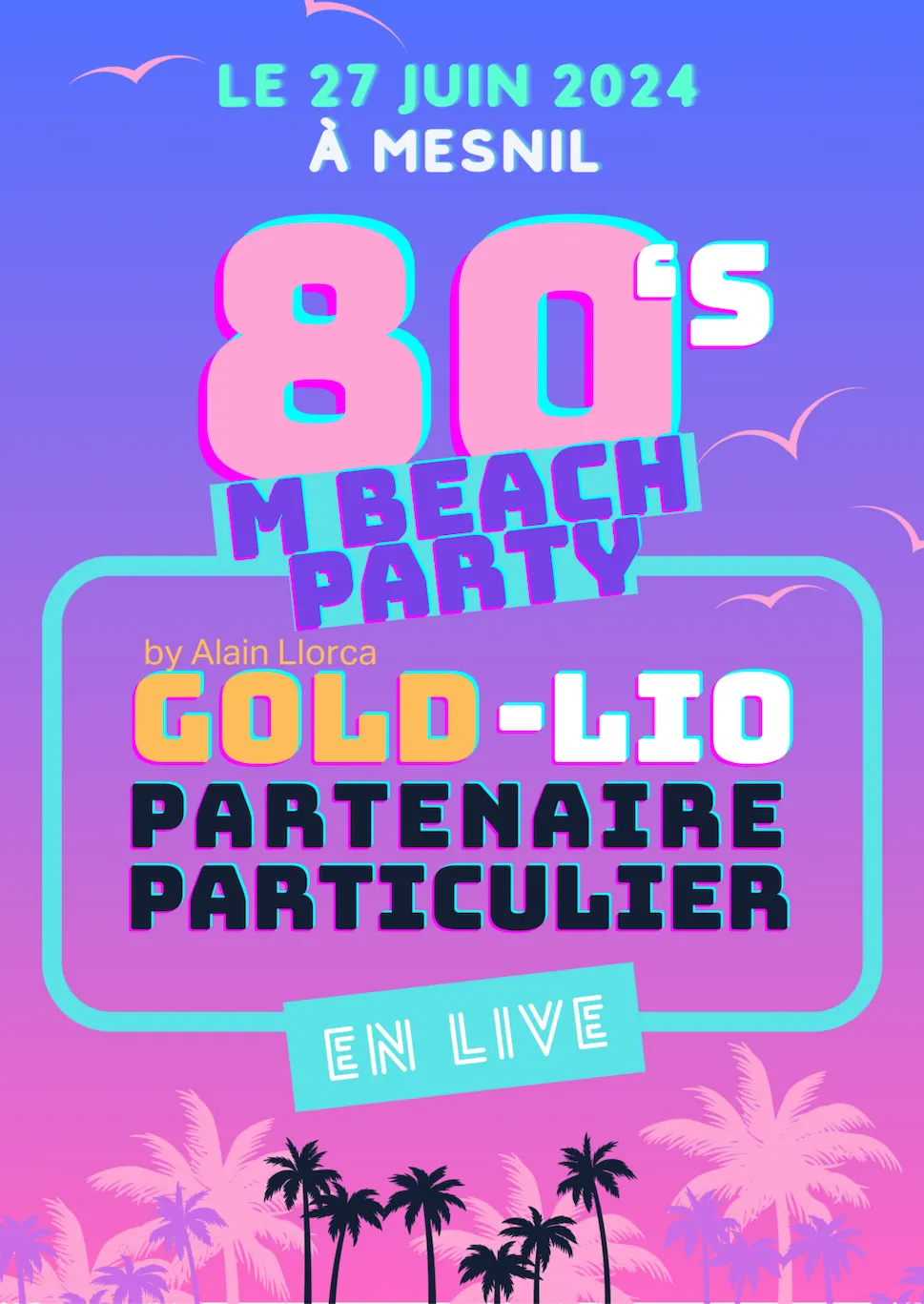 Image qui illustre: M Beach Party 80 : Lio, Gold &amp; Partenaire Particulier à Mesnil-Saint-Père - 0