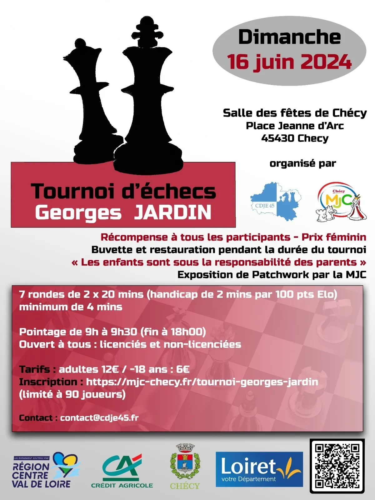 Image qui illustre: 5e tournoi d'échecs Georges Jardin à Chécy - 0