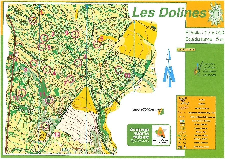 Image qui illustre: Site De Course D'orientation Les Dolines à Montrozier - 0