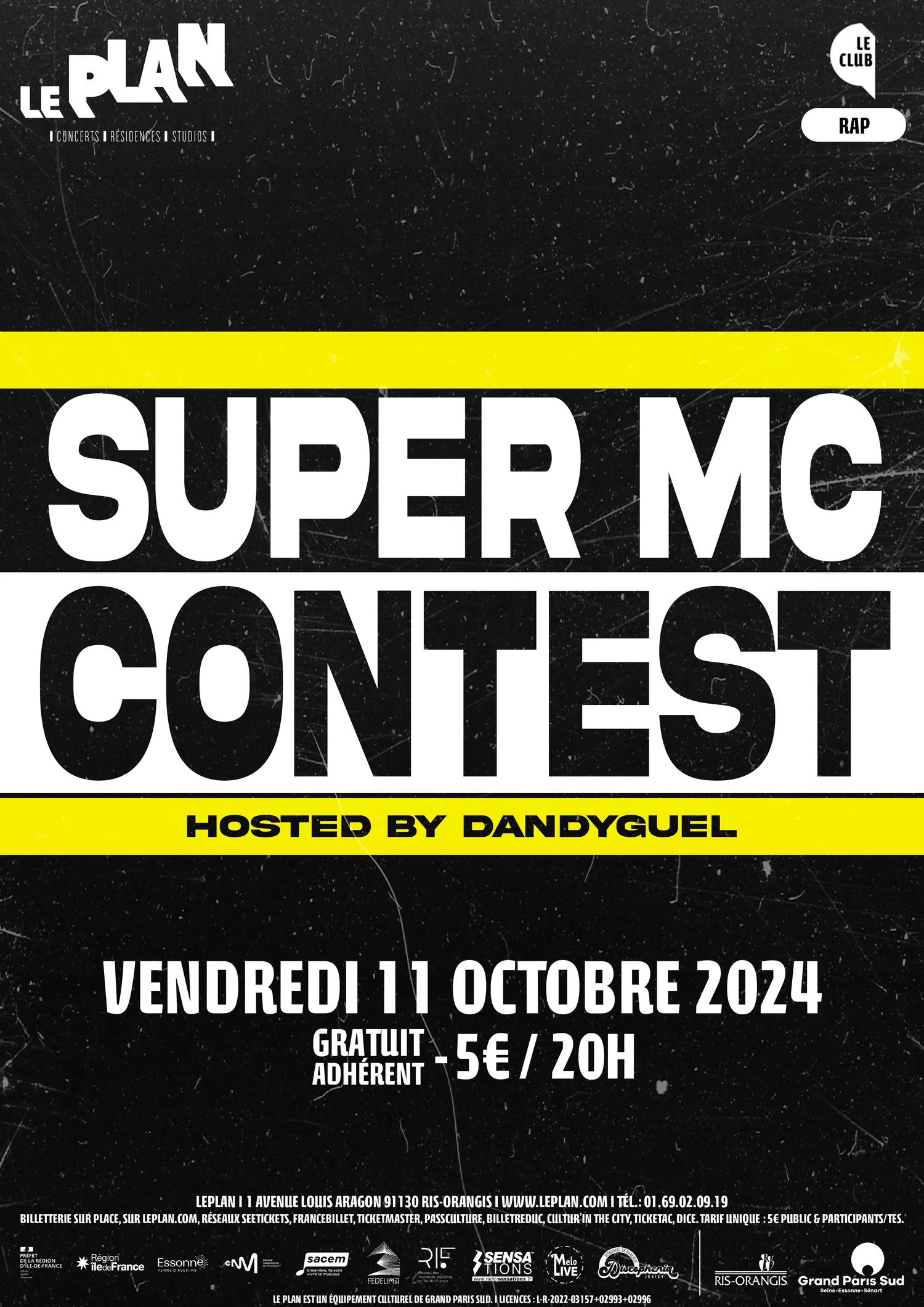 Image qui illustre: SUPER MC CONTEST avec DANDYGUEL à Ris-Orangis - 0