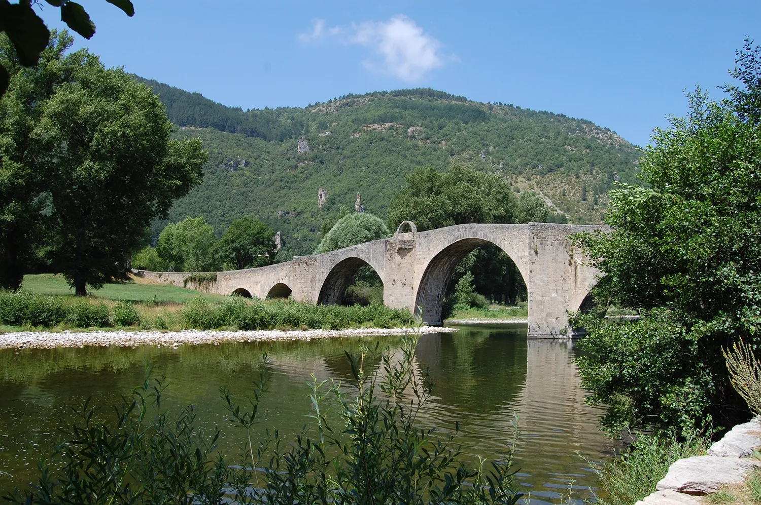 Image qui illustre: Pont De Quezac à Gorges du Tarn Causses - 0