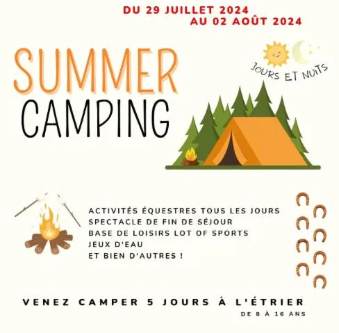 Image qui illustre: Summer Camping Club De L'etrier Cahors-bégoux