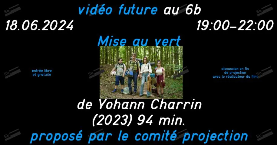 Image qui illustre: Vidéo Future - Projection du film Mise au Vert