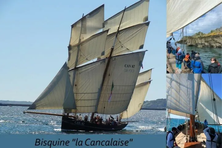 Image qui illustre: Navigation à bord de la Bisquine la Cancalaise