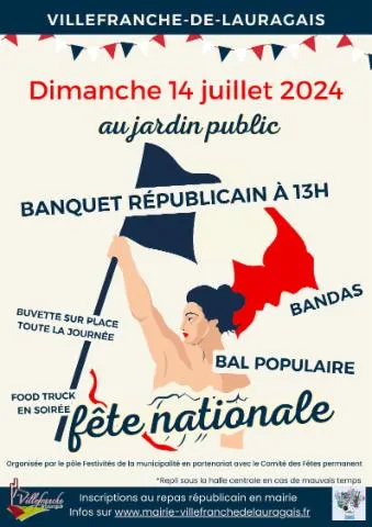 Image qui illustre: Fête Nationale À Villefranche De Lauragais