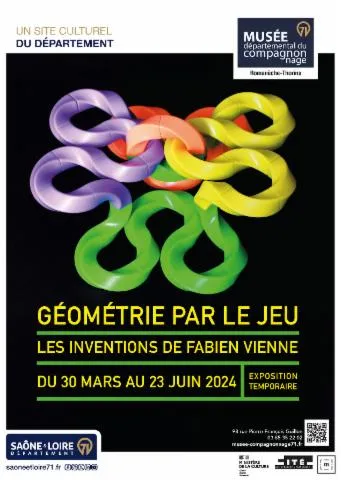 Image qui illustre: Exposition-atelier "géométrie Par Le Jeu. Les Inventions De Fabien Vienne"