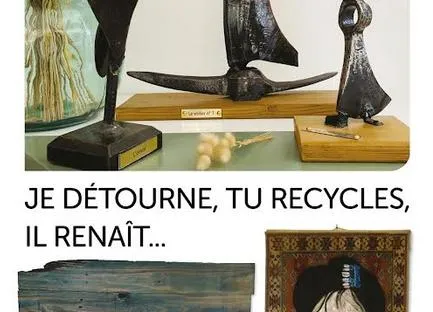 Image qui illustre: Exposition : Je Détourne, Tu Recycles, IL Renaît ....