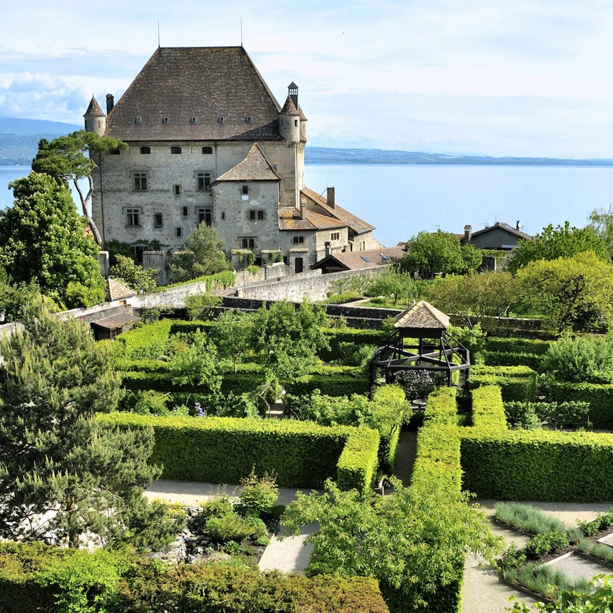 Image qui illustre: Le Labyrinthe - Jardin des Cinq Sens