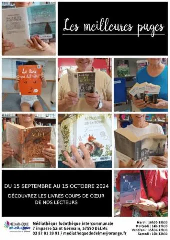 Image qui illustre: « Les Meilleures Pages » Expo Photos D'ouvrages Conseillés Par Les Lecteurs De La Médiathèque