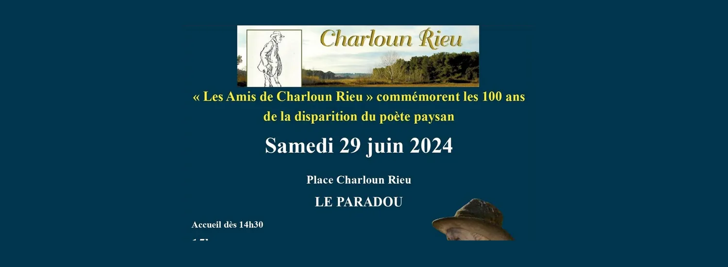 Image qui illustre: Commémoration Des 100 Ans De La Disparition De Charloun Rieu à Paradou - 1