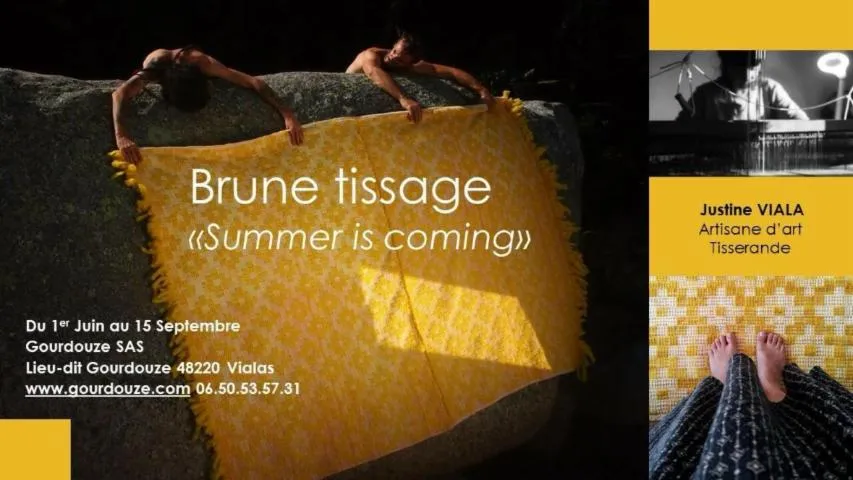 Image qui illustre: Exposition Summer Is Coming  -&nbsp;brune Tissage