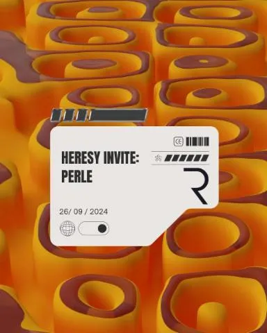 Image qui illustre: HERESY INVITE PERLE