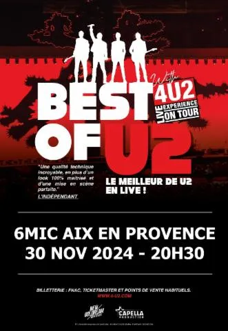 Image qui illustre: Best Of U2 With 4u2 On Tour