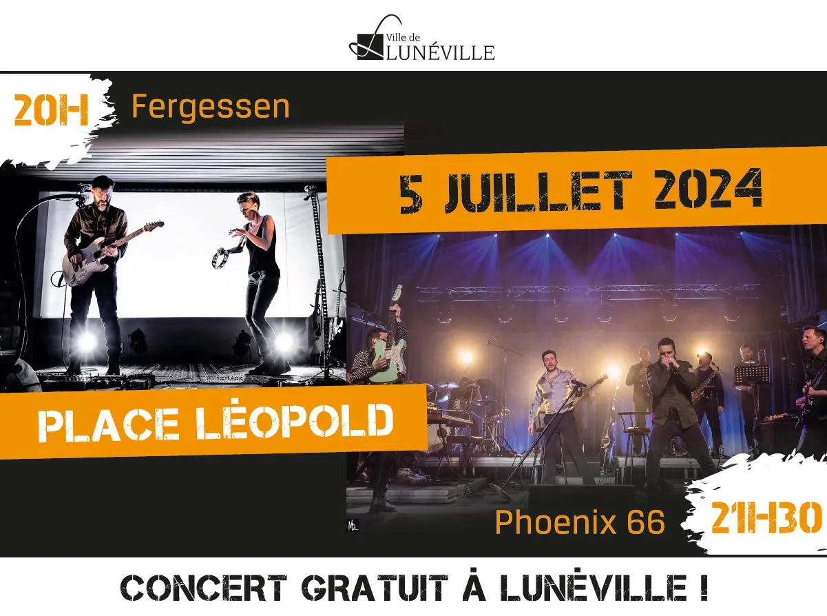 Image qui illustre: Concert Estival – Fergessen Et Phoenix 66 à Lunéville - 0
