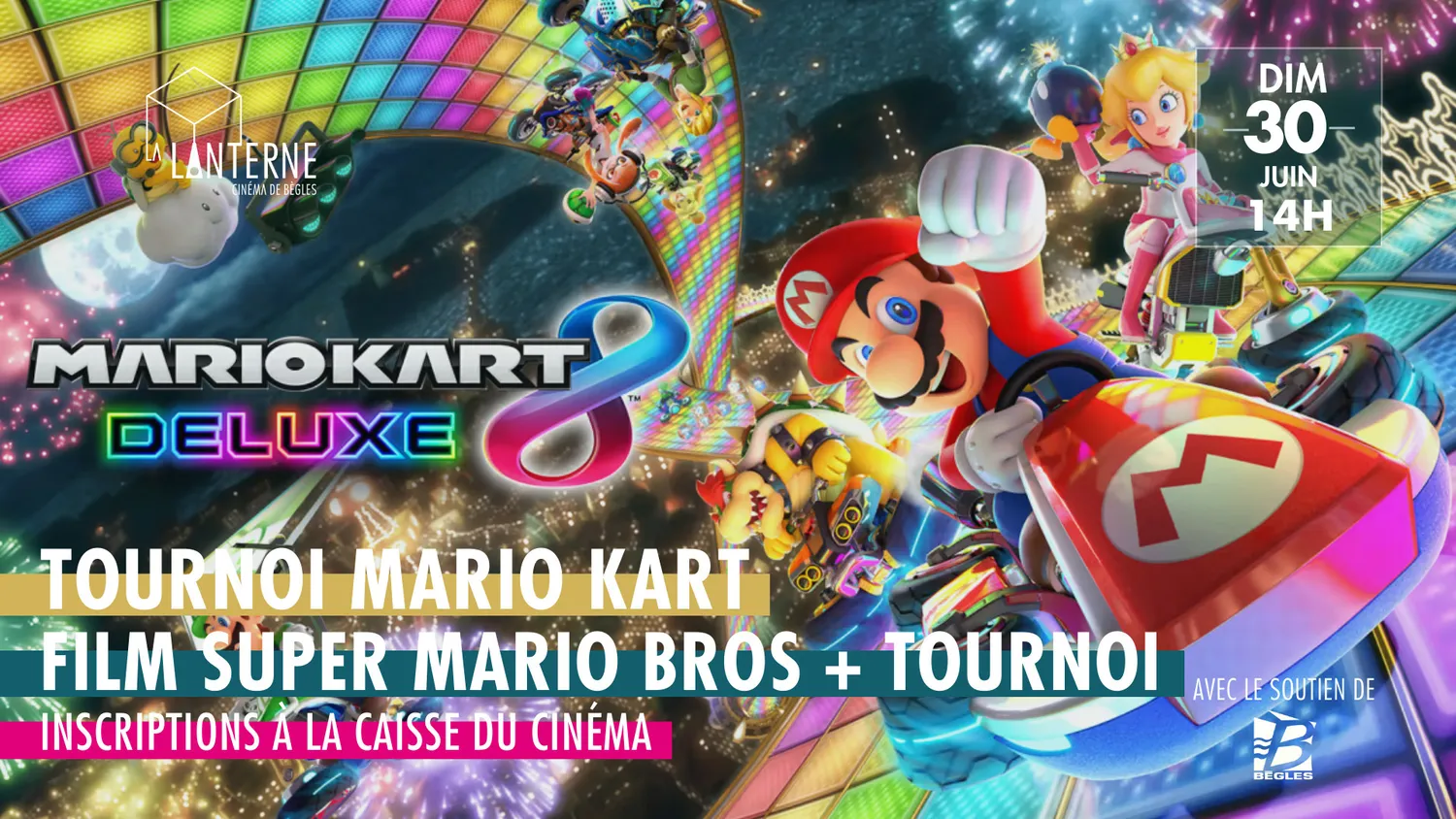Image qui illustre: Super Mario Bros + Tournoi Mario Kart à Bègles - 0